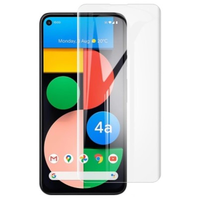 Google Pixel 4A 5G skaidri apsauginė pilnai dengianti ekrano plėvelė | Priedai.lt