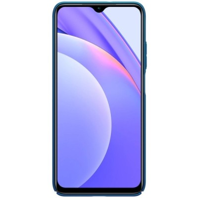 Xiaomi Redmi 9T 5G „Nillkin“ Frosted Shield mėlynas plastikinis dėklas, nugarėlė | Priedai.lt
