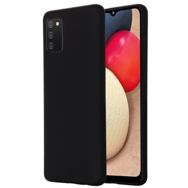 „Shell“ kieto silikono (TPU) dėklas - juodas (Galaxy M02s)
