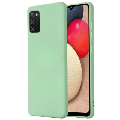 Samsung Galaxy M02s Shell kieto silikono TPU žalias dėklas - nugarėlė | Priedai.lt
