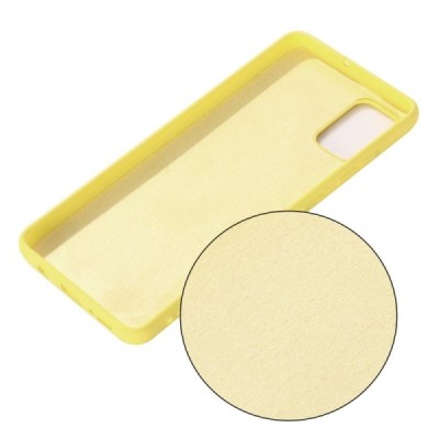 Samsung Galaxy M02s Shell kieto silikono TPU geltonas dėklas - nugarėlė | Priedai.lt