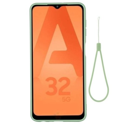 Samsung Galaxy A32 5G Shell kieto silikono TPU žalias dėklas - nugarėlė | Priedai.lt