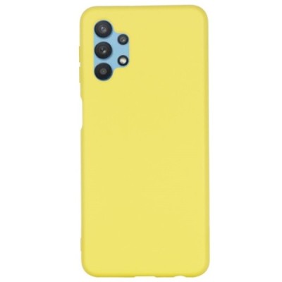 Samsung Galaxy A32 5G Shell kieto silikono TPU geltonas dėklas - nugarėlė | Priedai.lt