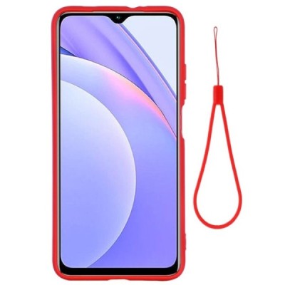 Xiaomi Redmi 9T 5G Shell kieto silikono TPU raudonas dėklas - nugarėlė | Priedai.lt