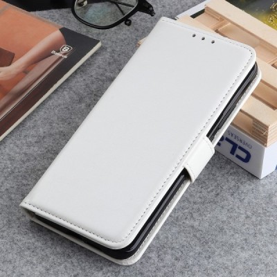 Samsung Galaxy A02s (A025) atverčiamas baltas odinis dėklas - piniginė | Priedai.lt