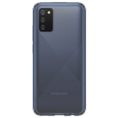 Samsung Galaxy M02s kieto silikono TPU skaidrus akrilo dėklas - nugarėlė | Priedai.lt