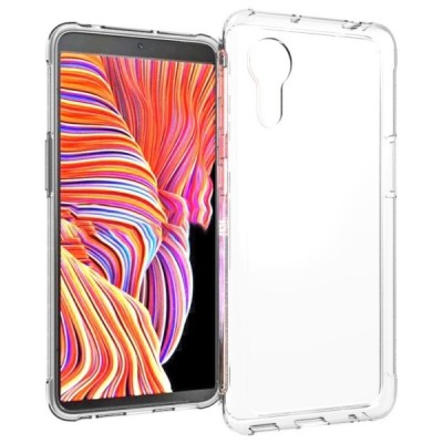 Samsung Galaxy Xcover 5 (G525) kieto silikono TPU skaidrus dėklas - nugarėlė | Priedai.lt