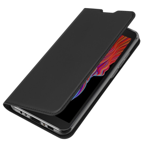 „Dux Ducis“ Skin atverčiamas dėklas - juodas (Galaxy Xcover 5)