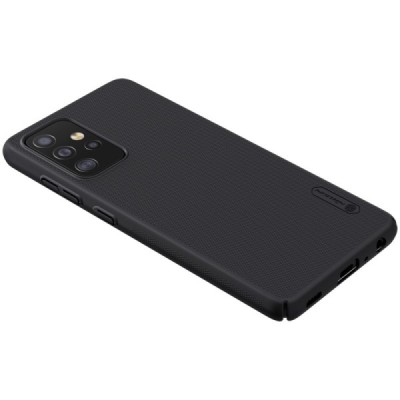 Samsung Galaxy A52 5G (A526B) „Nillkin“ Frosted Shield juodas plastikinis dėklas, nugarėlė | Priedai.lt