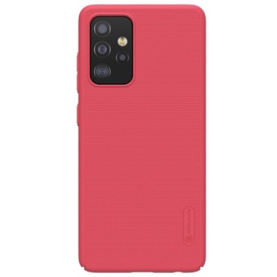 Samsung Galaxy A52 5G (A526B) „Nillkin“ Frosted Shield raudonas plastikinis dėklas, nugarėlė | Priedai.lt