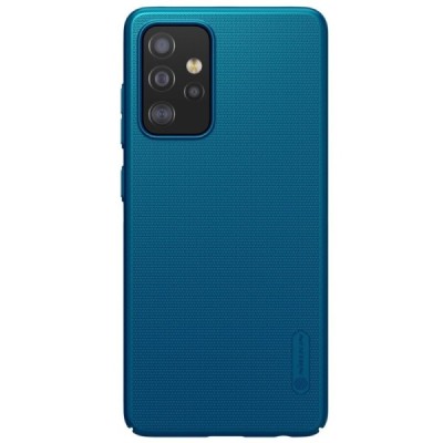 Samsung Galaxy A52 5G (A526B) „Nillkin“ Frosted Shield mėlynas plastikinis dėklas, nugarėlė | Priedai.lt