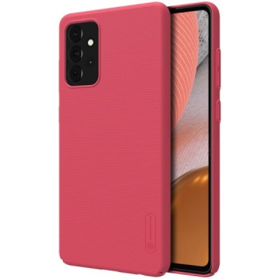 Samsung Galaxy A72 5G (A726B) „Nillkin“ Frosted Shield raudonas plastikinis dėklas, nugarėlė | Priedai.lt