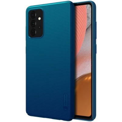 Samsung Galaxy A72 5G (A726B) „Nillkin“ Frosted Shield mėlynas plastikinis dėklas, nugarėlė | Priedai.lt