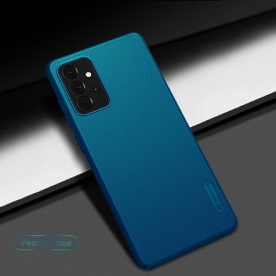 Samsung Galaxy A72 5G (A726B) „Nillkin“ Frosted Shield mėlynas plastikinis dėklas, nugarėlė | Priedai.lt