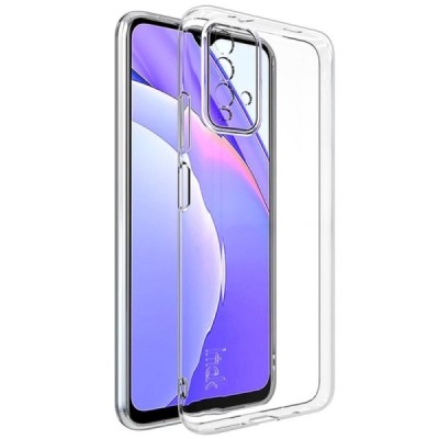 Xiaomi Redmi 9T 5G „Imak“ kieto silikono TPU skaidrus dėklas - nugarėlė | Priedai.lt