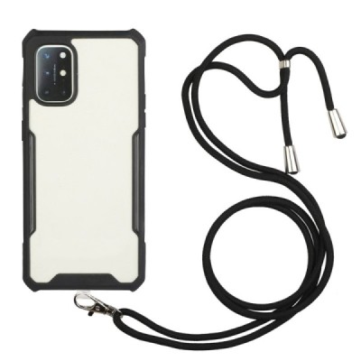 Xiaomi Redmi 9T 5G skaidrus juodos spalvos apvadais kieto silikono (TPU) dėklas | Priedai.lt