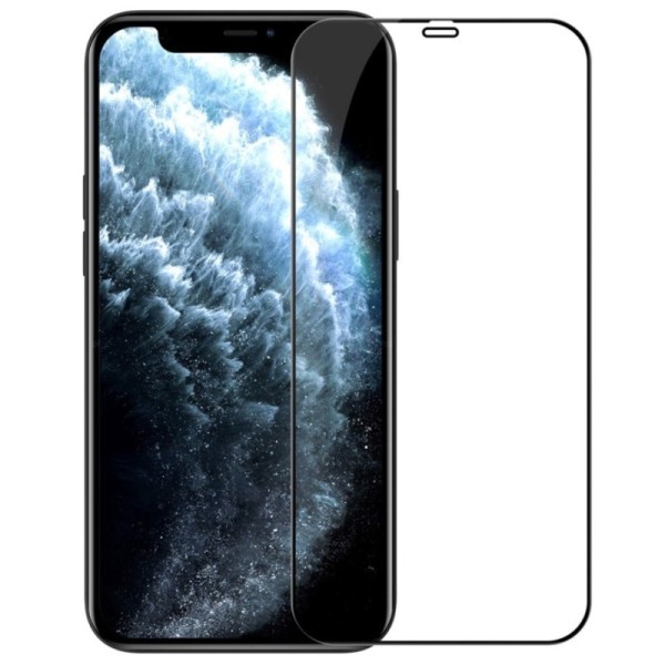 „Nillkin“ CP 9H Tempered Glass apsauginis ekrano stiklas 0.33 mm - juodas (iPhone 12 / 12 Pro)