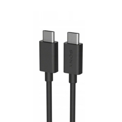 Oficialus Sony Type-C Type-C juodas laidas 1 m (UCB24, originalus) | Priedai.lt