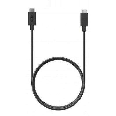 Oficialus Sony Type-C Type-C juodas laidas 1 m (UCB24, originalus) | Priedai.lt