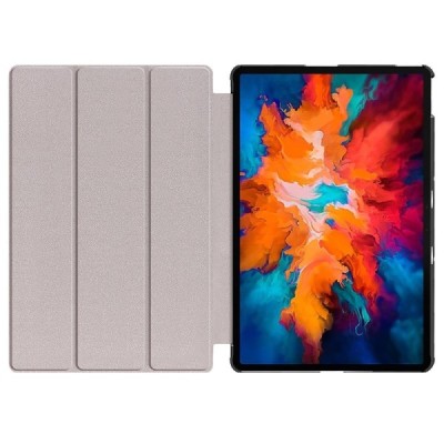 Lenovo Tab P11 Pro 11.5" (J706F) atverčiamas žalias odinis dėklas (sulankstomas) | Priedai.lt
