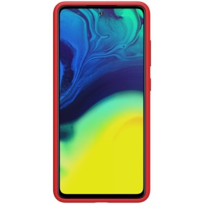 Samsung Galaxy A52 5G (A526B) "Nillkin" Flex Liquid Silicone raudonas dėklas - nugarėlė | Priedai.lt