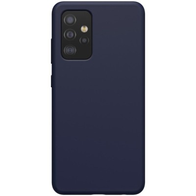Samsung Galaxy A52 5G (A526B) "Nillkin" Flex Liquid Silicone mėlynas dėklas - nugarėlė | Priedai.lt