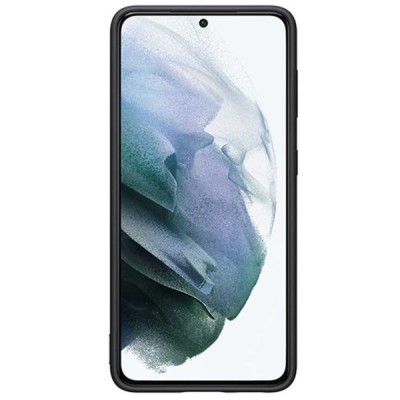 Samsung Galaxy S21 (G991B) „Samsung“ Silicone Cover kieto silikono juodas dėklas | Priedai.lt