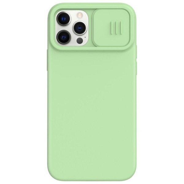 „Nillkin“ CamShield MagSafe dėklas - žalias (iPhone 12 / 12 Pro)