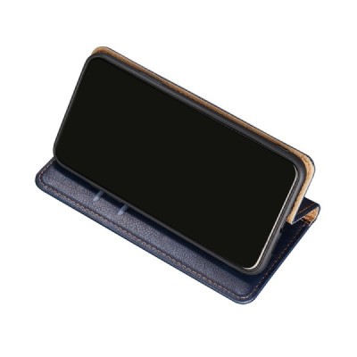 Solidus Samsung Galaxy A52 5G (A526B, A525F) mėlynas odinis atverčiamas dėklas | Priedai.lt
