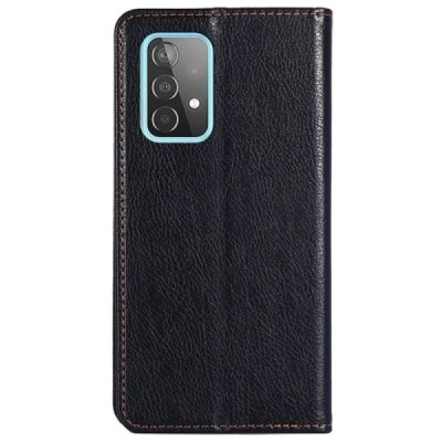 Solidus Samsung Galaxy A52 5G (A526B, A525F) juodas odinis atverčiamas dėklas | Priedai.lt