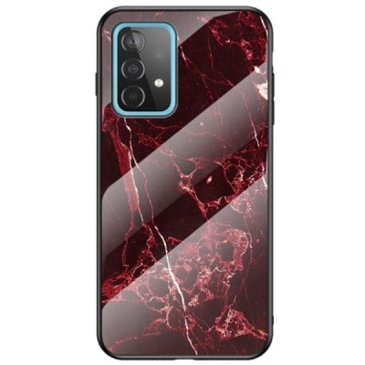 Samsung Galaxy A52 5G (A526B, A525F) „Marble“ kieto silikono TPU raudonas dėklas - nugarėlė | Priedai.lt