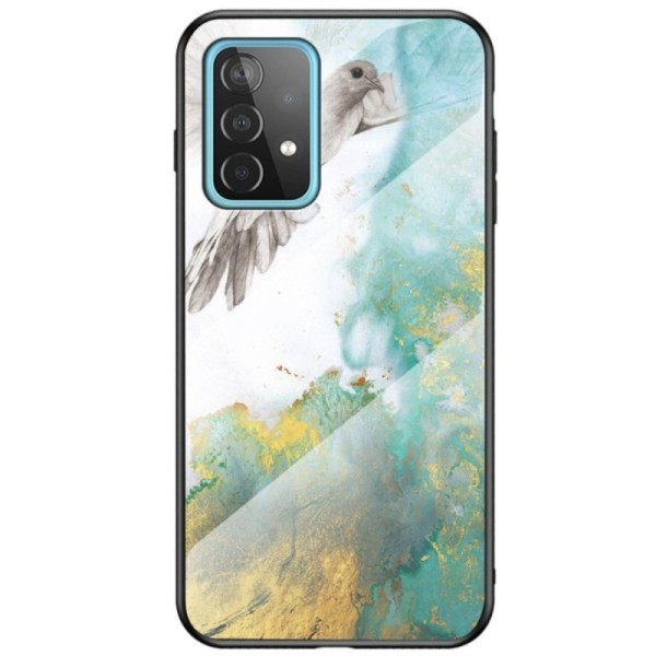 „Marble“ kieto silikono (TPU) dėklas - žalias (Galaxy A52 / A52s)