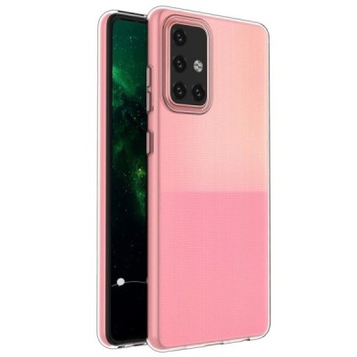 Samsung Galaxy A72 (A726B, A725F) skaidrus kieto silikono TPU ploniausias pasaulyje dėklas - nugarėlė | Priedai.lt