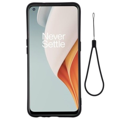 OnePlus Nord N100 Shell kieto silikono TPU juodas dėklas - nugarėlė | Priedai.lt