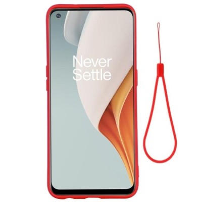 OnePlus Nord N100 Shell kieto silikono TPU raudonas dėklas - nugarėlė | Priedai.lt