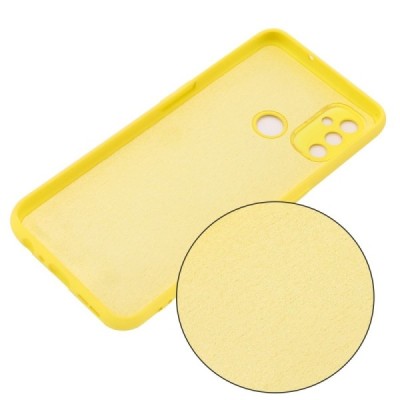 OnePlus Nord N100 Shell kieto silikono TPU geltonas dėklas - nugarėlė | Priedai.lt