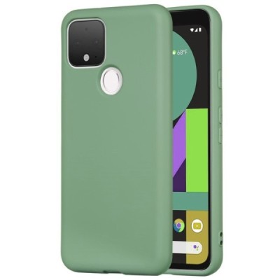 Google Pixel 5 Shell kieto silikono TPU žalias dėklas - nugarėlė | Priedai.lt