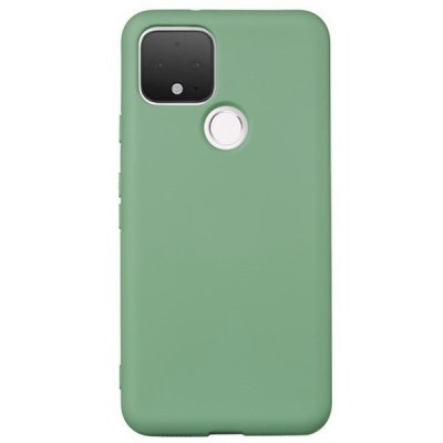 Google Pixel 5 Shell kieto silikono TPU žalias dėklas - nugarėlė | Priedai.lt