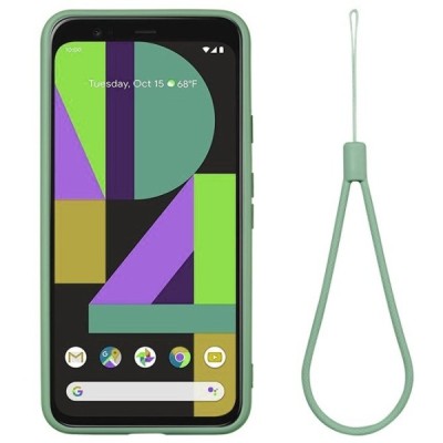 Google Pixel 5 Shell kieto silikono TPU žalias dėklas - nugarėlė | Priedai.lt