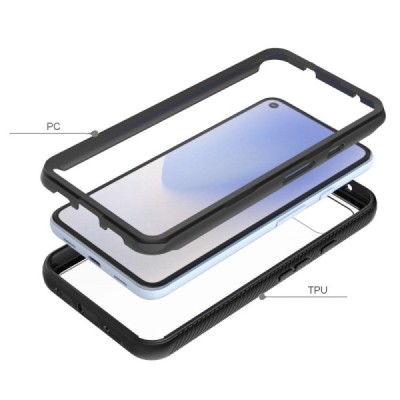Google Pixel 4A 5G „R-Just“ skaidrus sustiprintos apsaugos dėklas | Priedai.lt