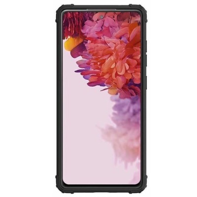Samsung Galaxy A72 (A726B, A725F) „Fashion“ Kickstand kieto silikono TPU skaidrus dėklas - nugarėlė | Priedai.lt
