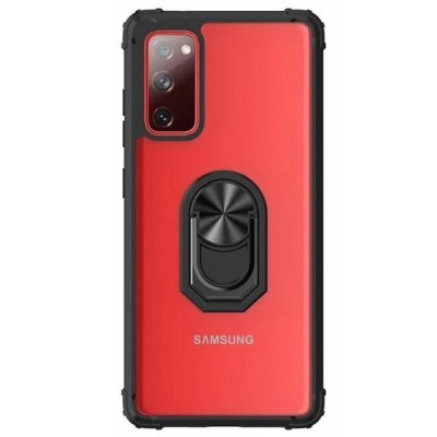 Samsung Galaxy A52 5G (A526B, A525F) „Fashion“ Kickstand kieto silikono TPU skaidrus dėklas - nugarėlė | Priedai.lt
