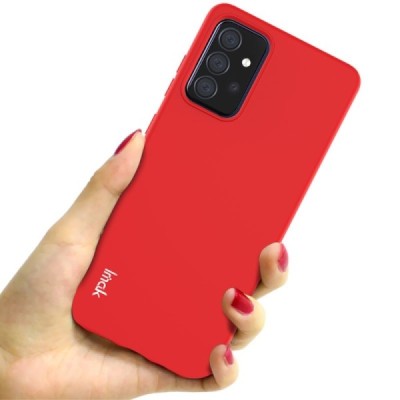 Samsung Galaxy A72 (A726B, A725F) „Imak“ kieto silikono TPU raudonas dėklas - nugarėlė | Priedai.lt