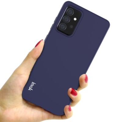 Samsung Galaxy A72 (A726B, A725F) „Imak“ kieto silikono TPU mėlynas dėklas - nugarėlė | Priedai.lt