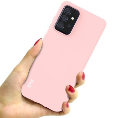 Samsung Galaxy A72 (A726B, A725F) „Imak“ kieto silikono TPU rožinis dėklas - nugarėlė | Priedai.lt