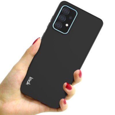 Samsung Galaxy A52 5G (A526B, A525F) „Imak“ kieto silikono TPU juodas dėklas - nugarėlė | Priedai.lt