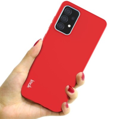 Samsung Galaxy A52 5G (A526B, A525F) „Imak“ kieto silikono TPU raudonas dėklas - nugarėlė | Priedai.lt