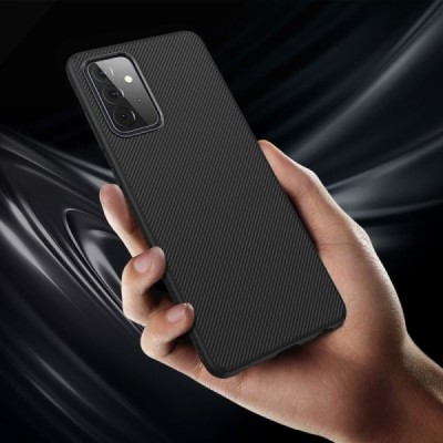 Samsung Galaxy A72 (A726B, A725F) kieto silikono TPU juodas dėklas - nugarėlė | Priedai.lt