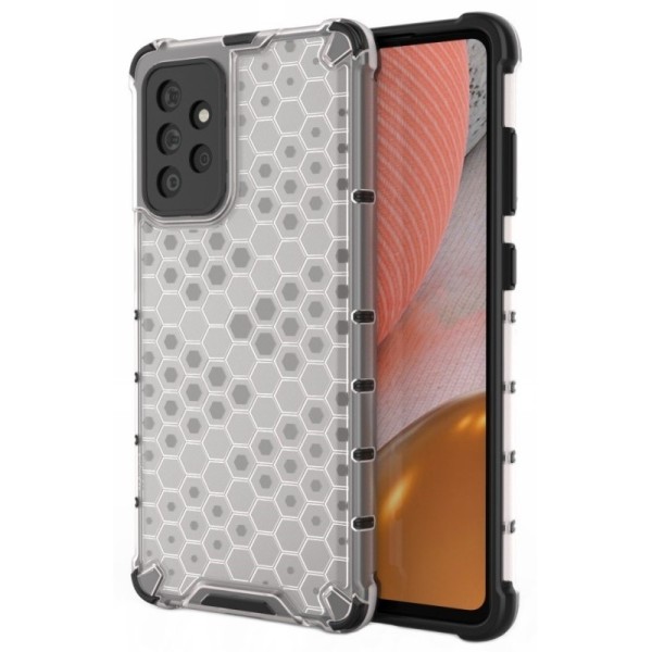 „Honeycomb“ sustiprintos apsaugos dėklas - skaidrus (Galaxy A72)