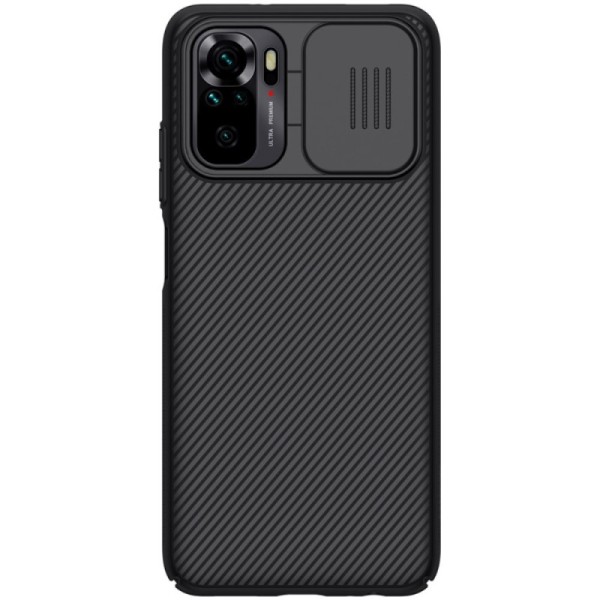 „Nillkin“ CamShield dėklas - juodas (Redmi Note 10S / Note 10 4G / Poco M5s)